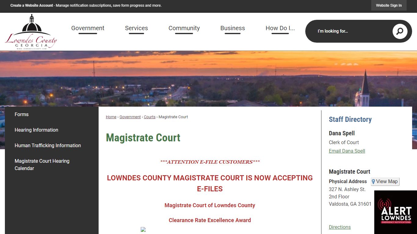 Magistrate Court | Lowndes County, GA - Official Website